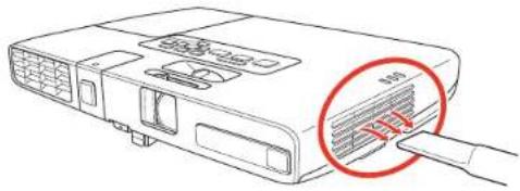 D-LINK PowerLite 1771W - CleaningtheAirFilterandVents - 1