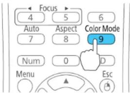 D-LINK PowerLite 1771W - ChangingtheColorMode - 1