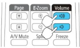 D-LINK PowerLite 1776W - ControllingtheVolumewiththeVolumeButtons - 1