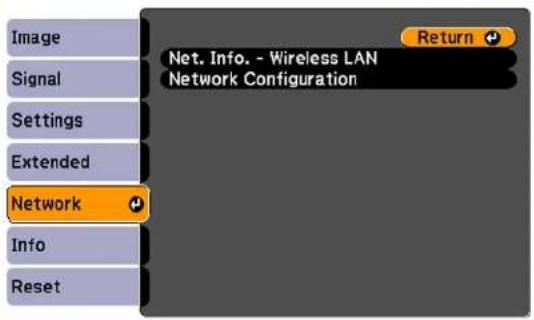 D-LINK PowerLite 1776W - SelectingWirelessNetworkSettingsManually - 1