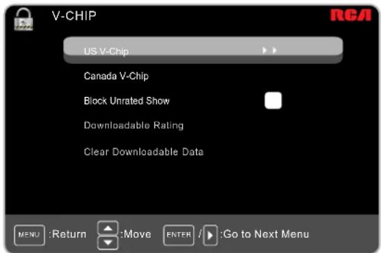 RCA 50PA30RQ - V-Chip - 1