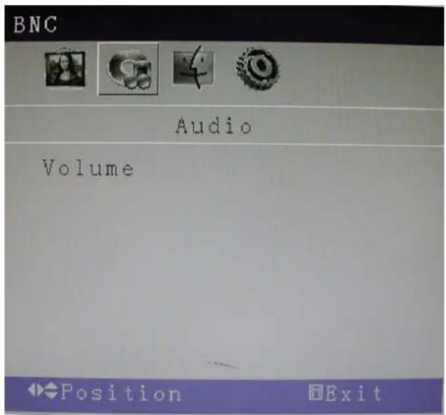 Speco Technologies M215LCBV4 - AUDIO MENU - 1