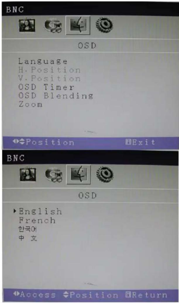 Speco Technologies M215LCBV4 - OSD MENU - 1