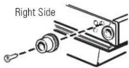 HOTPOINT HTN17CBDLWW - Transfer door stop - 2