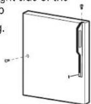 HOTPOINT HTN17CBDLWW - Reinstall the fresh food door handle - 1
