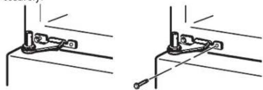 HOTPOINT HTN17CBDLWW - RE-HANGING THE DOORS (CONT.) - 2