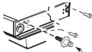 HOTPOINT HTN17CBDLWW - Transfer door stop - 3