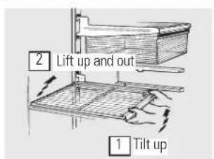 HOTPOINT HTN17CBDLWW - About the fresh food compartment shelves. - 1