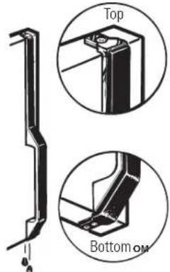 HOTPOINT HTN17CBDLWW - Transfer Freezer Door Handle - 1