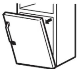 HOTPOINT HTN17CBDLWW - REMOVE THE FRESH FOOD DOOR - 3