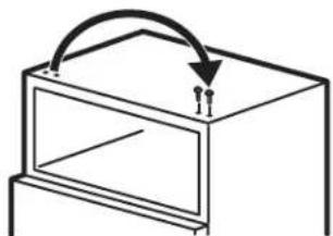 HOTPOINT HTN17CBDLWW - REMOVE THE FREEZER DOOR - 4