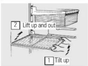 GE GTH18CCCRCC - About the fresh food compartment shelves. - 1