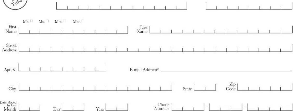 GE GTH18EBCBB - Consumer Product Ownership Registration - 2