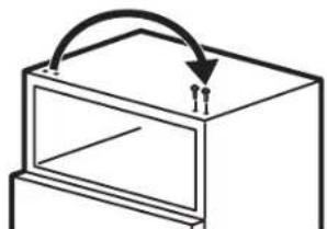 GE GTH18EBCBB - REMOVE THE FREEZER DOOR - 4
