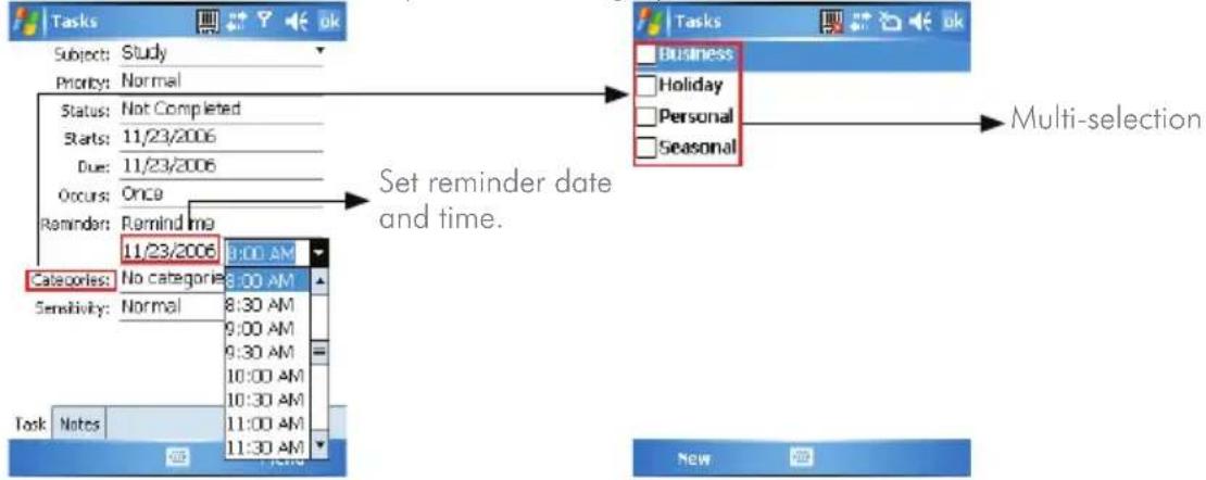 Opticon H16B - Creating a Task - 7