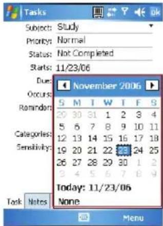 Subjects: Study Priority: Normal Status: Not Completed Starts: 11/23/06 Due: Occurs: Reminder: Categories: Sensitivity: Task Notes: November 2006 S M T W T F S 20 30 31 1 2 3 4 5 6 7 8 9 10 11 12 13 14 15 16 17 18 19 20 21 22 23 24 25 26 27 28 29 30 1 2 3 4 5 6 7 8 9 Today: 11/23/06 None