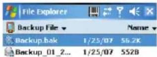 Opticon H16B - Recover data - 4