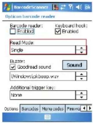BarcodeScanner Option barcode reader Barcode reader: Enabled Keyboard hook: Enabled Read Mode: Single Bugizer: Goodread sound Sound Windowslockbeep.way Additional bigger key: None Options Barcodes Manu codes Fimiva