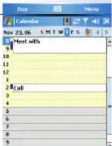 Opticon H16B - Changing Calendar Views - 2
