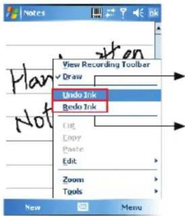 View Recording Toolbar Draw Undo Ink Redo Ink Cig Copy Paste Edit Zoom Tools New Menu