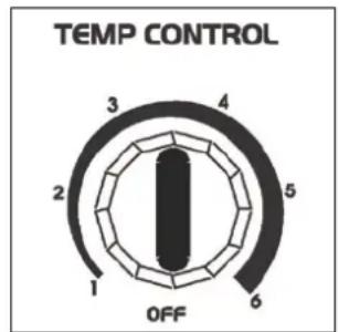 Avanti RM1720W - Setting the Temperature Control - 1