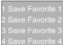 THERMADOR ME301EP - To save your favorite settings: - 1