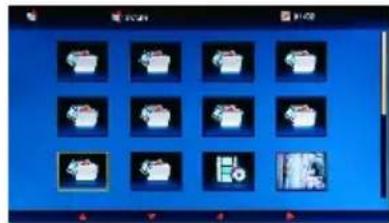Screenshot of a software interface displaying a grid of icons with Chinese labels, likely representing file operations or system status.