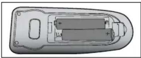 VIEWSONIC PJD6220 - Installing the Batteries - 2