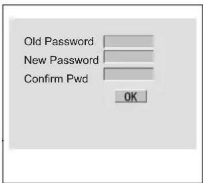 Old Password New Password Confirm Pwd OK