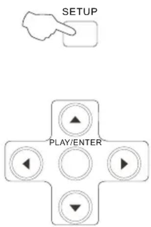 SETUP PLAY/ENTER