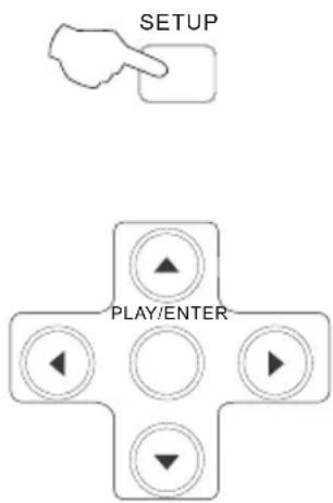 SETUP PLAY/ENTER