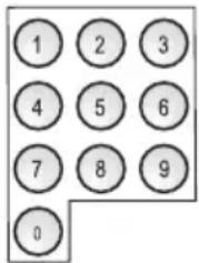 1 2 3 4 5 6 7 8 9 0