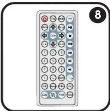 COBY TF-DVD450 - PACKAGE CONTENTS - 8
