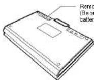 TOSHIBA SD-P101S - ■ Attaching the battery pack - 1