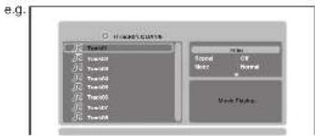 e.g. TOPSET TABLES Topset Name Book Tables