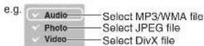 TOSHIBA SD-P101S - ■ To select the category of file - 1