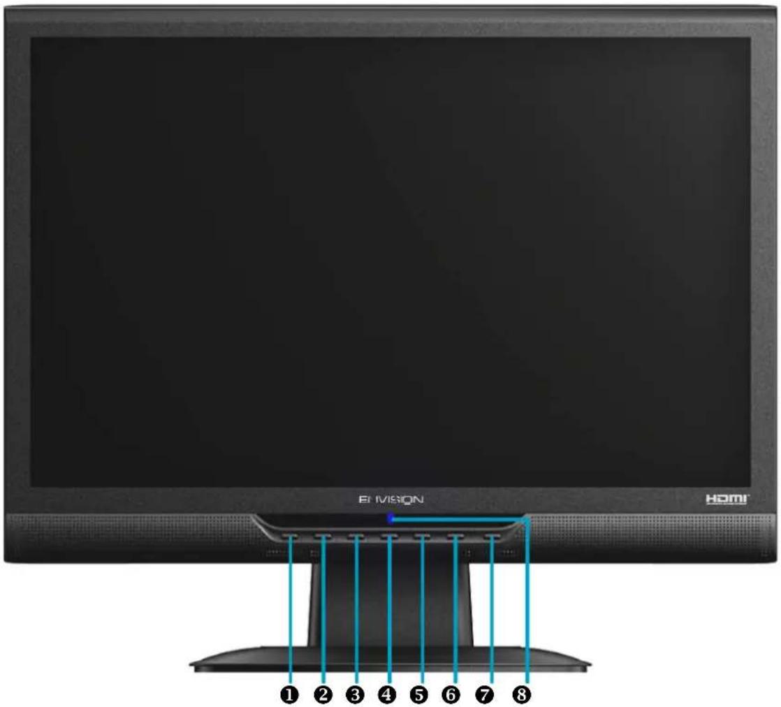 AOC L19W698 - FRONT PANEL CONTROL - 1