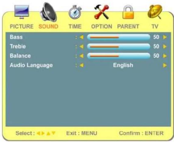 AOC L19W698 - —To set the audio quality and status - 1
