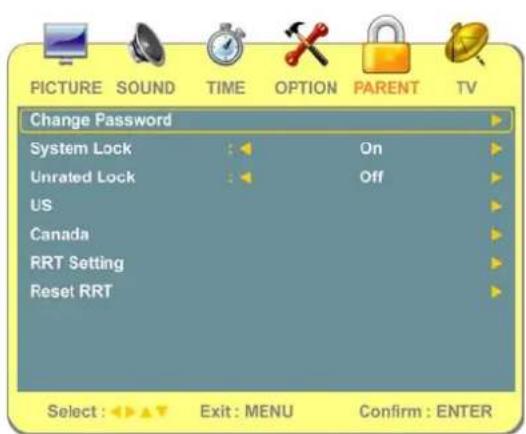 AOC L19W698 - — To set up parental control - 2