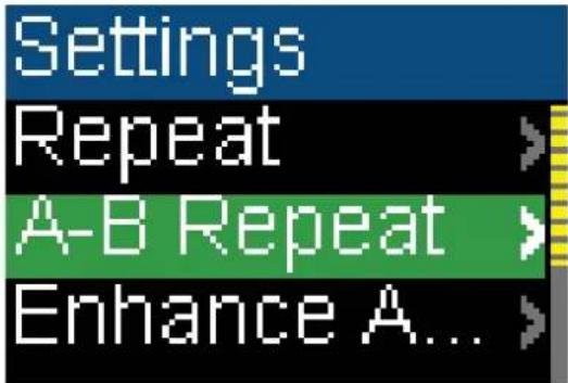 INSIGNIA NS-1A10S - To enable A-B repeat: - 5