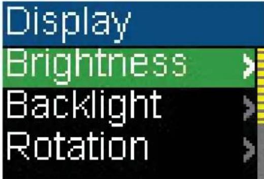 INSIGNIA NS-1A10S - To change the brightness, rotation, and backlight settings: - 4
