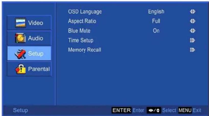 AOC L32W698 - Setup Menu - 2