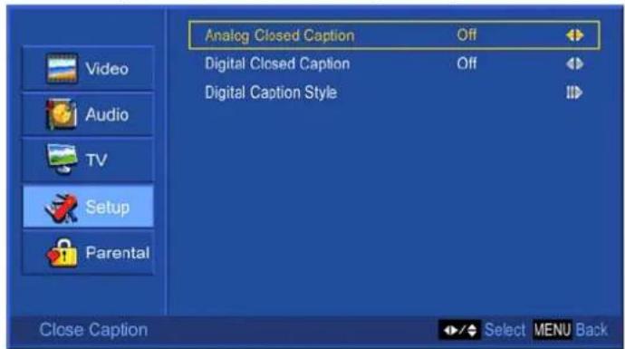 AOC L32W698 - Setup Menu - 5