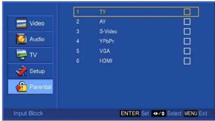 AOC L32W698 - —To set up Parental Control options - 9