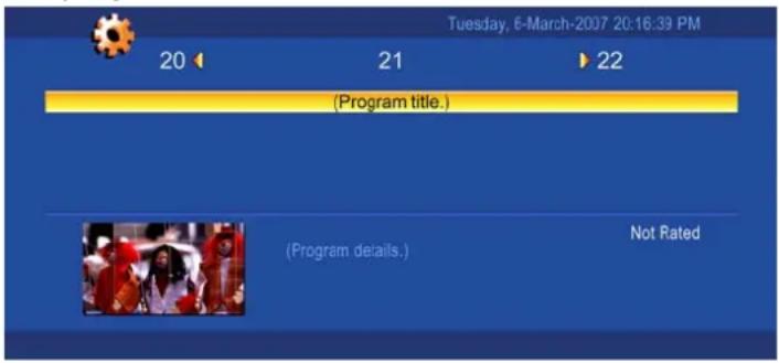 AOC L32W698 - Electronic Program Guide (EPG) - 1
