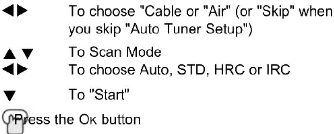 JVC AV-56P787 - Auto Tuner Setup - 2