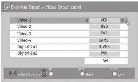 JVC AV-56P787 - Video Input Label - 12