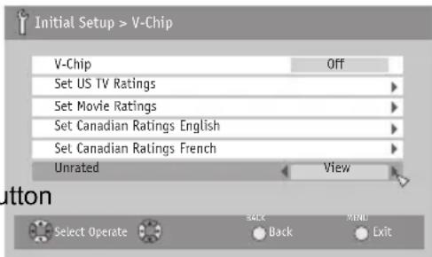JVC AV-56P787 - Directions to Block Unrated Programs - 3