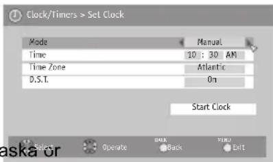 JVC AV-56P787 - Set Clock - 22
