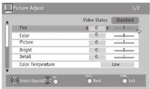 JVC AV-56P787 - Adjust the Picture Settings - 4